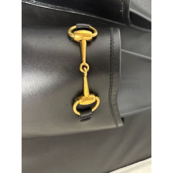 Gucci Horsebit l Leather Mules  Black main image 10